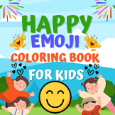 Happy Emoji Coloring Pages for Kids