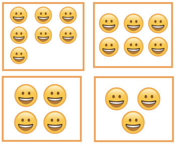 Preview of Happy Face Counting Activity