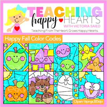 Preview of Happy Fall Color Codes Clipart