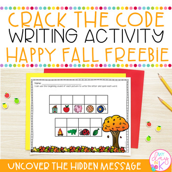 Preview of Crack the Code Fall FREEBIE| Phonics Activities | Print & Digital Slides