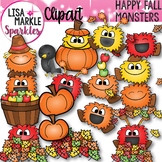 Warm Fuzzy Monsters Clipart Fall Autumn