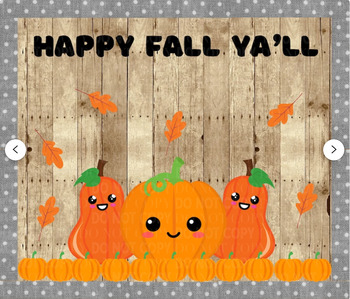 Preview of Happy Fall Ya'll Classroom Bulletin Board Kit | Door Decoration