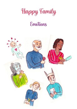 Preview of Happy Family game - Emotions !