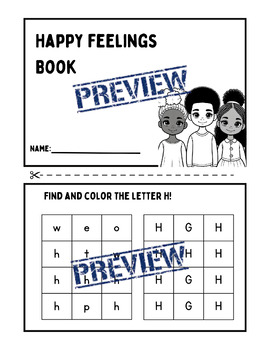 Preview of Happy Feelings Book