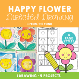 Happy Flower Directed Drawing