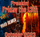Happy Friday 13th, October 2023  (Word Search)