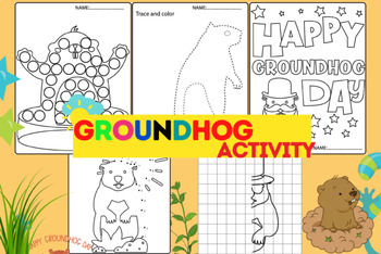 Preview of Happy Groundhog Day Activity Book