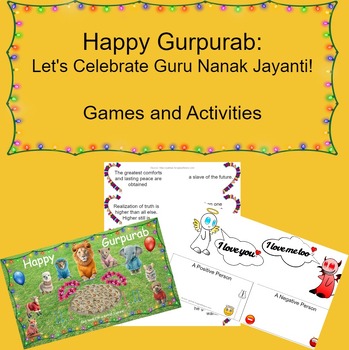 Preview of Happy Gurpurab: Games and Activities to Celebrate Guru Nanak Jayanti (No Prep)