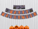 Happy Halloween Banner - Classroom Decore