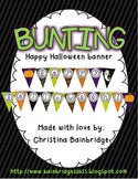Happy Halloween and Happy Fall Bunting Banner