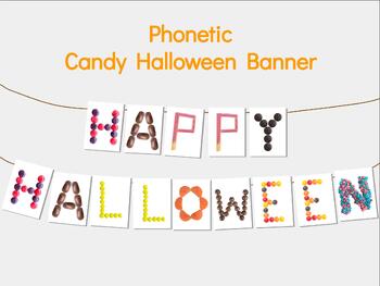 Preview of Happy Halloween Candy Banner - Phonetic C for Candy Corn