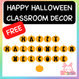Happy Halloween Classroom Decor, Pumpkin Frame Clip Art - 