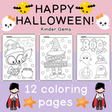 Coloring Pages for Kids - Happy Halloween!