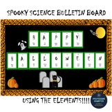 Halloween Bulletin Board or Poster For Science Chemistry Elements