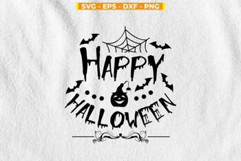 Preview of Happy Halloween Svg Printable Files