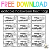 Happy Halloween Tags (editable)