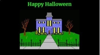 Preview of Happy Halloween animated Google slide