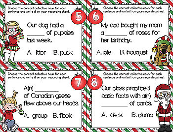 Literacy Centers - Holiday Theme by Inspired Owl's Corner | TpT