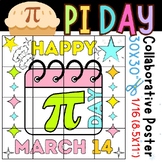 Happy International Pi Day math activity | March coloring 