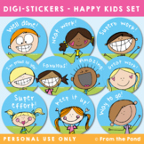 Happy Kids Digital Stickers
