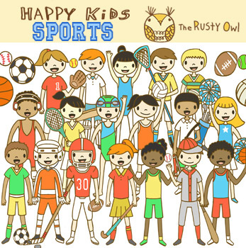 childrens sports day clip art