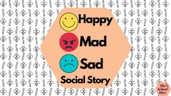 Preview of Happy Mad Sad Social Story
