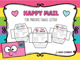 Happy Mail | Positive Notes Home| EDITABLE | Letter Themed