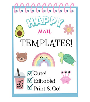 Preview of Happy Mail!  Print and Go!