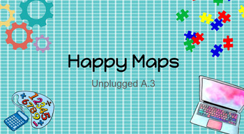 Preview of Happy Maps Unplugged Coding A3