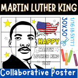 Happy Martin Luther King Jr day Collaborative Coloring pos