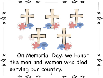 Happy Memorial Day Book And American Flag Coloring Page By Miss P S Prek Pups