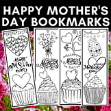 Happy Mother’s Day Bookmarks | Color your own