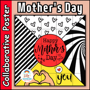 Preview of Happy Mother's Day Collaborative Poster - Mom Project