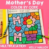 Happy Mother's Day Coloring Pages Color by Number Math Fac