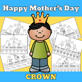 Happy Mother's Day Crown | Coloring Activity.