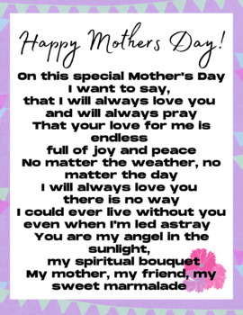 happy mothers day poems