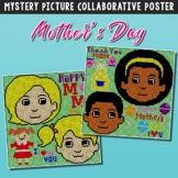 Happy Mother's Day Poster, Mystery Picture Puzzles Color B