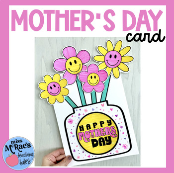 Preview of Mother's Day Card | Flower Card Craft | Inclusive Card | Mothers Day Flowers