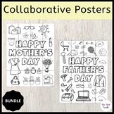 Happy Mother's Day and Father's Day Collaborative Posters 