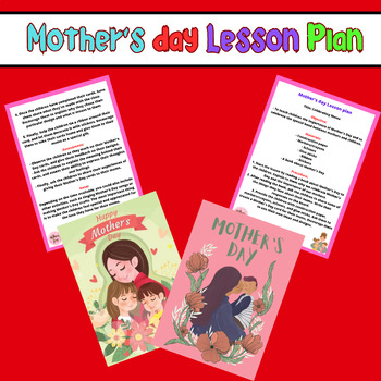 Preview of Happy Mothers day lesson Plan and Posters Printable for Kindergarten & preschool