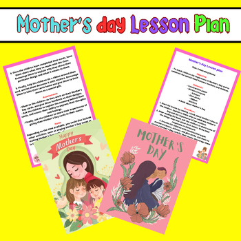 Preview of Happy Mothers day lesson Plan and Posters Printable for 1st & 2nd Grade