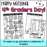 Happy National 4th Graders Day! {10 No Prep Fourth Grade A