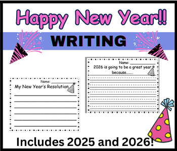 Preview of Happy New Year 2025, 2026 | Writing and Craft