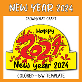 Happy New Year 2024 Dragon Hat Craft | Chinese New Year Cr