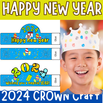 Happy New Year 2024 Hat Craft 2024 New Year Crown New Years Crafts   Original 10754686 1 