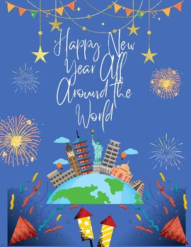 Preview of Happy New Year Around the World! (Matching Cards with Facts, Script)