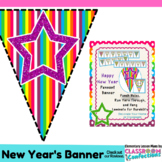 Happy New Year Banner : Classroom Decor : Bulletin Board Display