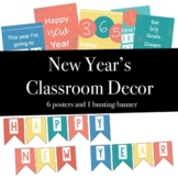 Happy New Year Classroom Decorations or Party Pack - Poste