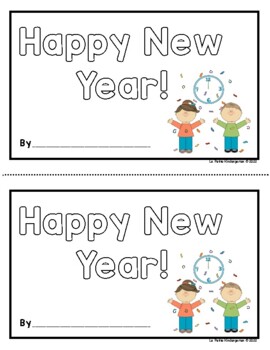 Preview of Happy New Year (Emergent Reader)