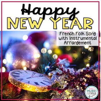 Preview of Happy New Year - French Folk Song with Orff Accompaniment